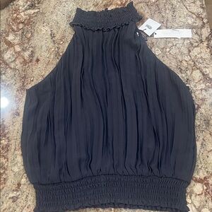 Naked Zebra 🦓 Navy Blue Sleeveless Blouse S:L